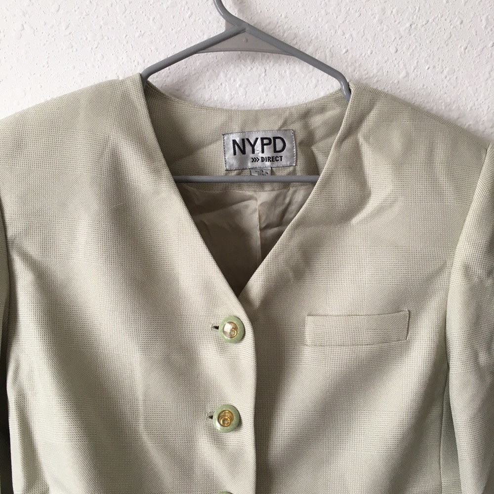 Light green blazer